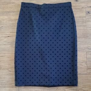 Ann Taylor Black Pencil Skirt Knee-Length, 2